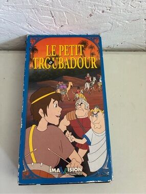 Le Petit Troubadour Animated Story VHS - Blue Case